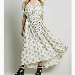 Free people printed oasis maxi dress